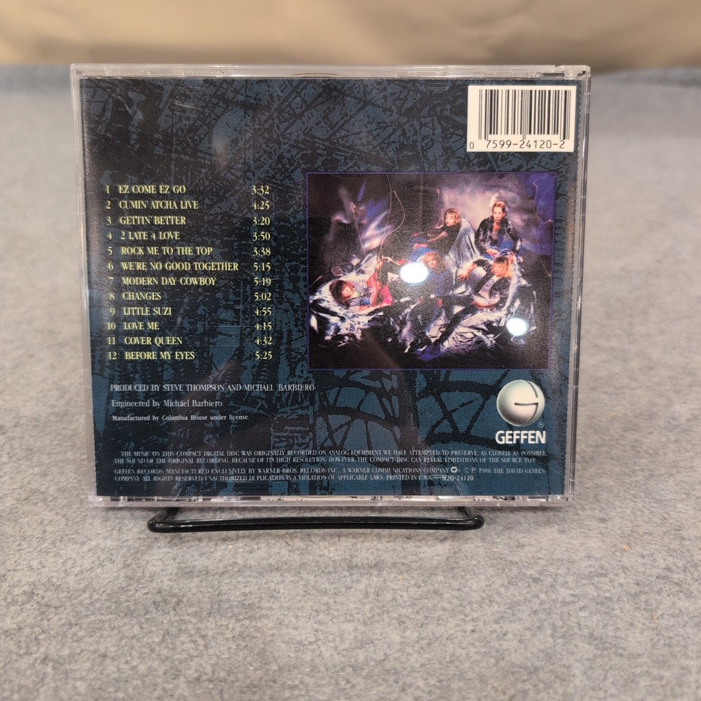 Tesla Mechanical Resonance CD Geffen 1986 Hard Rock Heavy Metal Album‎ VG+ - Picture 2 of 3